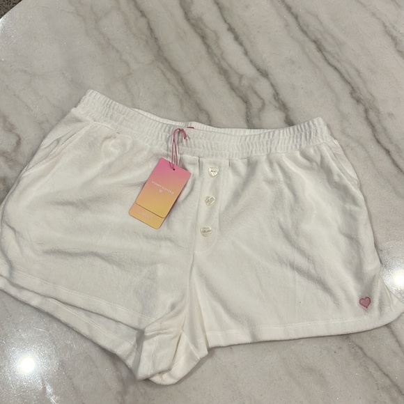 Stoney Clover Lane x Target Terry Cloth Beach Short White NWT! - Picture 3 of 3